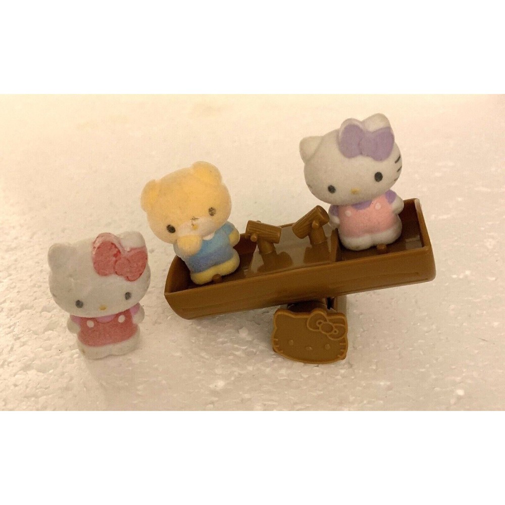 Sanrio Hello Kitty & Jody See Saw Playground Playset with Extra Kitty READ